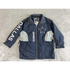 Vintage Dallas Cowboys Jacket‎ Womens XL G-III NFL Football Full Zip 90s